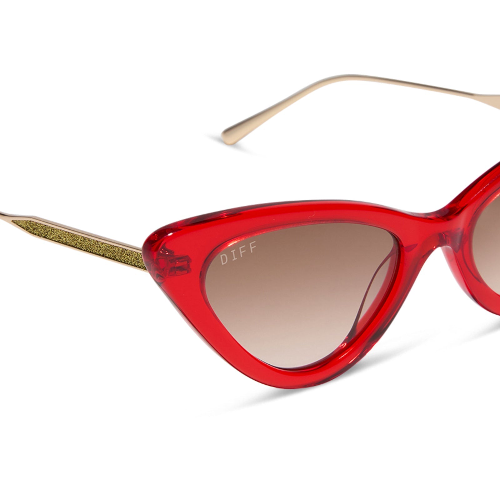 Womens | Mindy Sunglasses | Rouge Vogue | Warm Brown Gradient Lenses