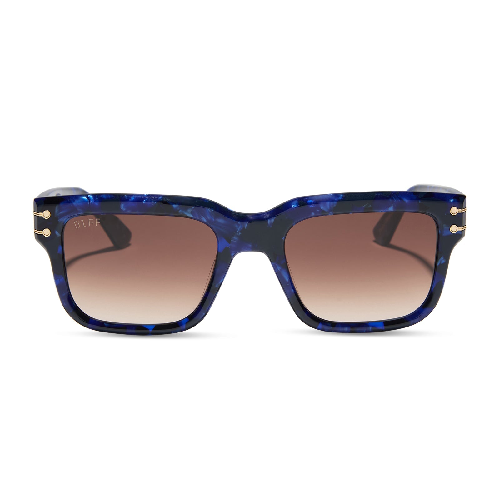 Mens | Prince Fiyero Sunglasses | Midnight Blue Tortoise | Warm Brown Lenses