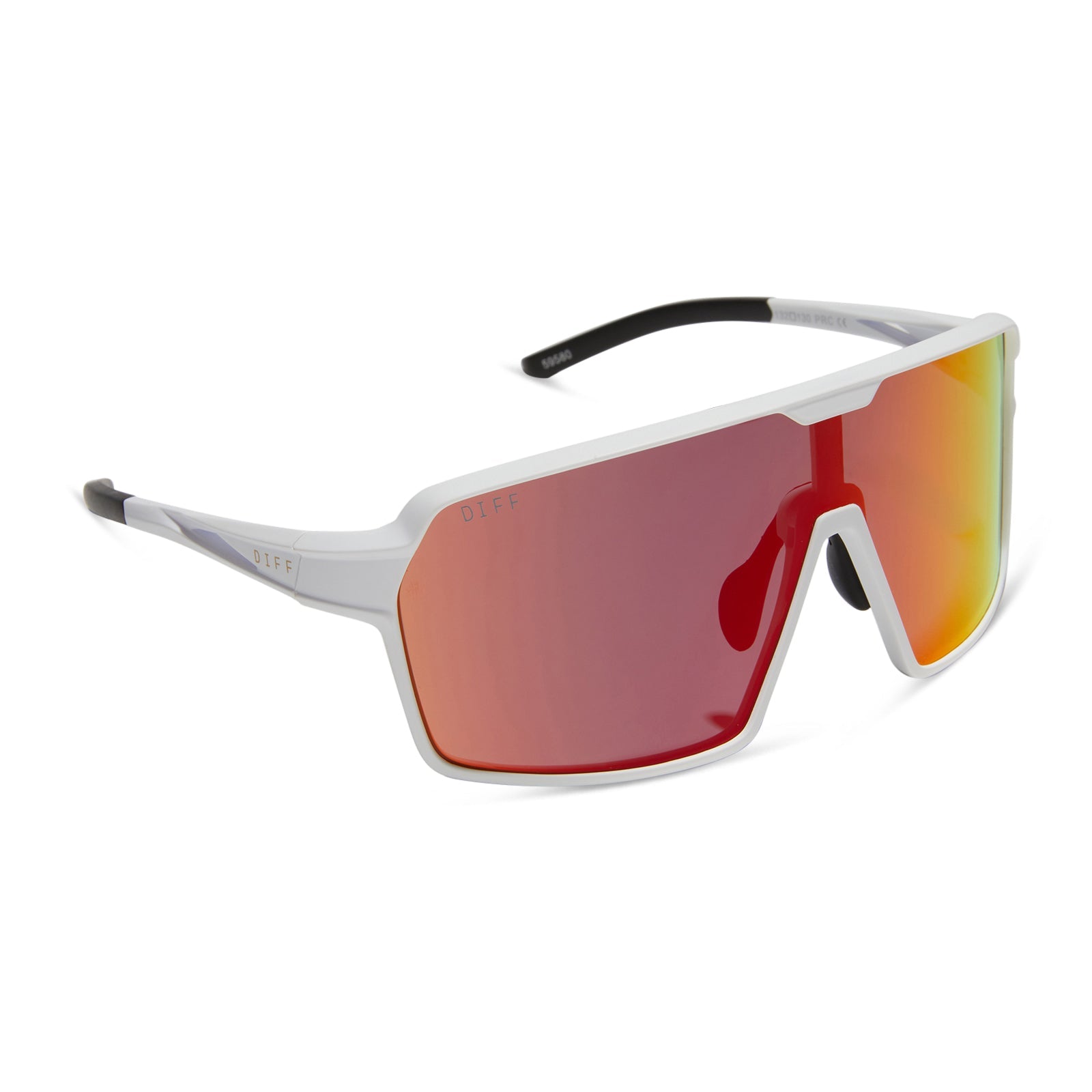Womens | Charge Sunglasses | Matte White | Sunset Polarized Lenses