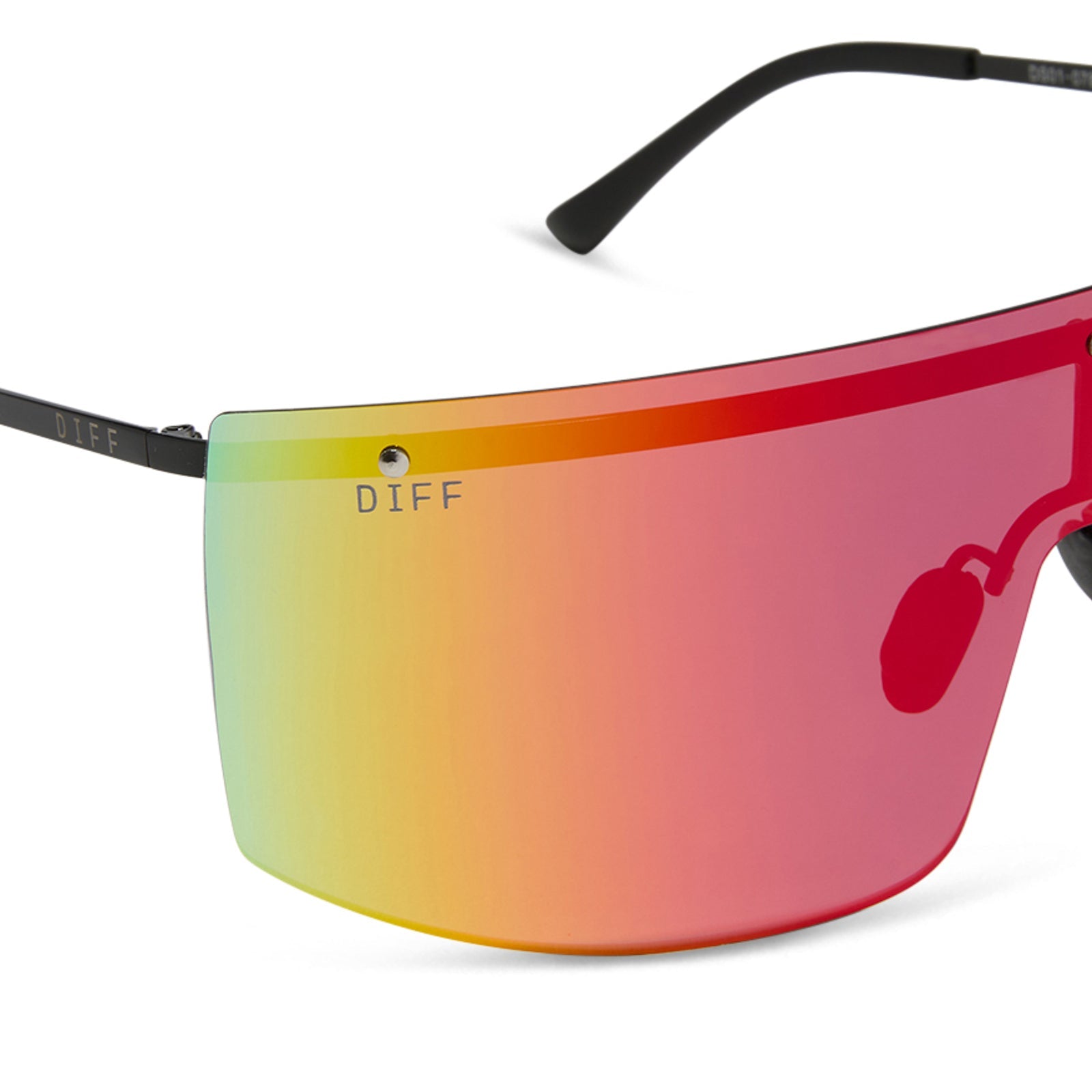 Unisex | Grandslam Sunglasses | Black | Rainbow Polarized Lenses