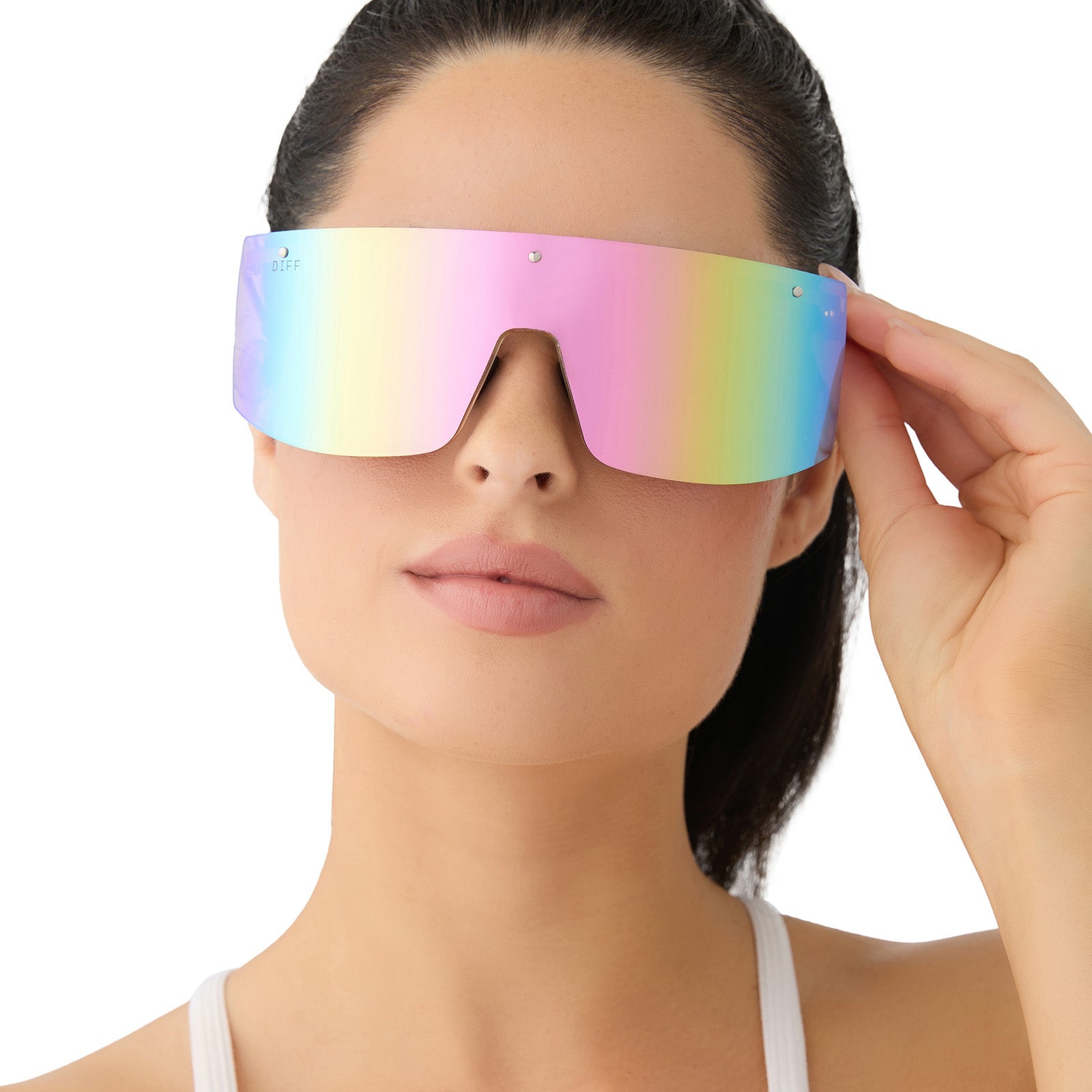 Unisex | Grandslam Sunglasses | Gold | Sherbet Rainbow Polarized Lenses