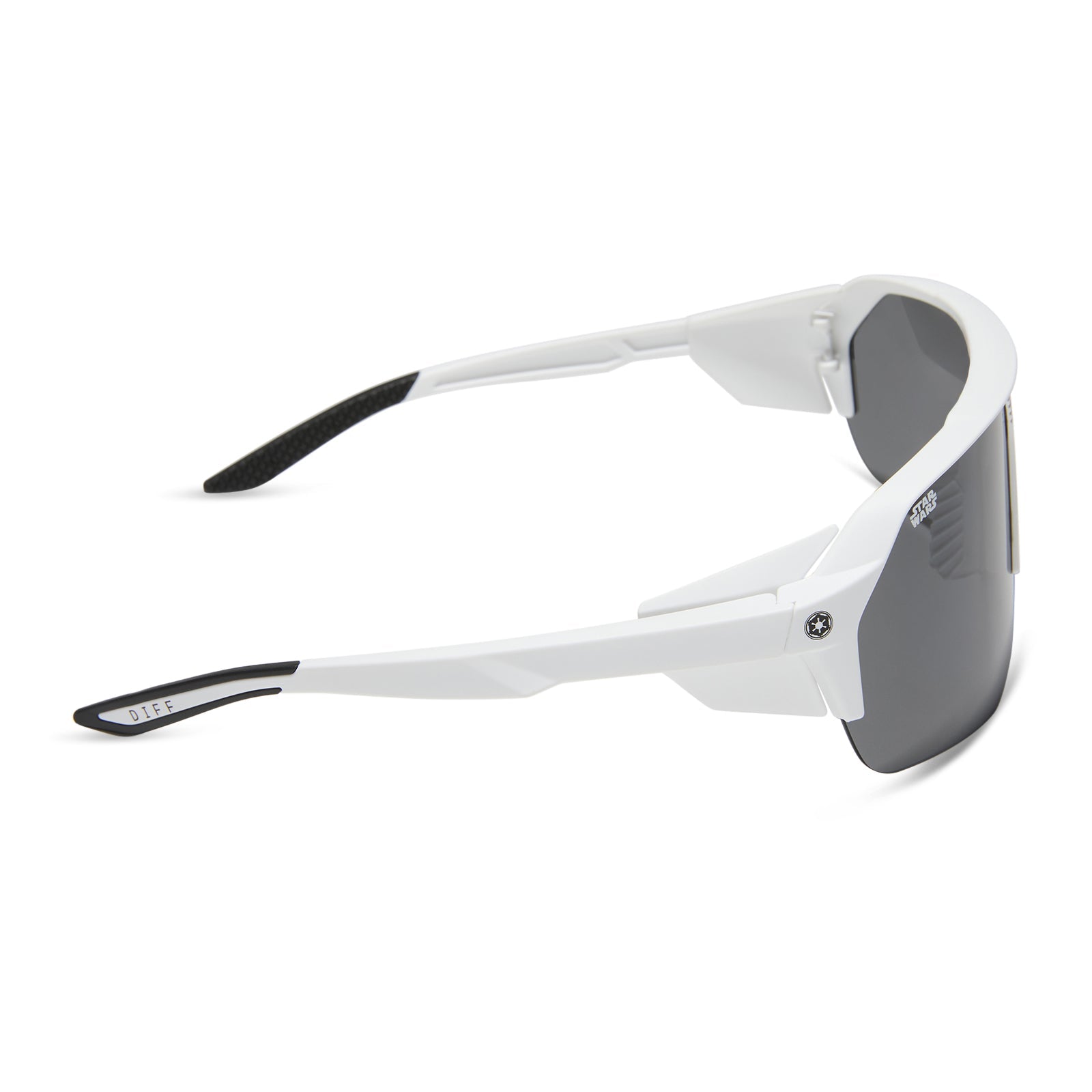 Unisex | Stormtrooper Sport Sunglasses | Galactic White | Category 3 Dark Grey Polarized Lenses