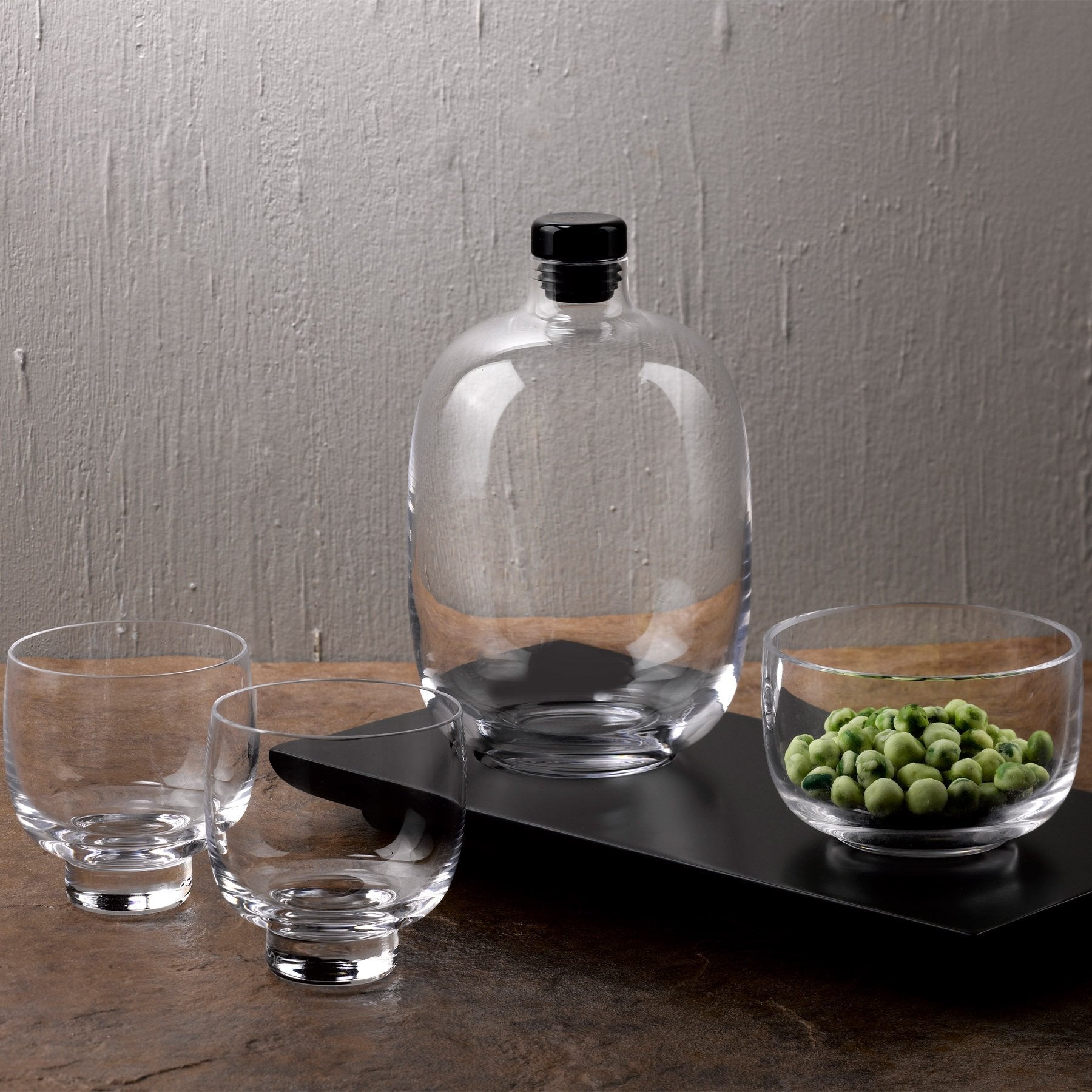Malt Bowls | Clear Crystal | Set of 2