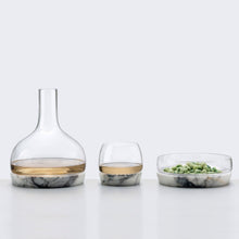 Chill Bowl With Marble Base - Large | Clear Crystal/Marble
