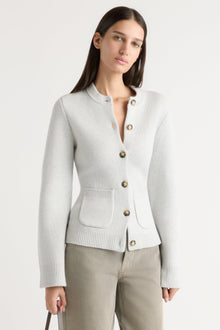 Karolina | Eames Organic Cotton-Wool Cardigan in Size Extra Small