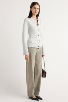 Karolina | Eames Organic Cotton-Wool Cardigan in Size Extra Small