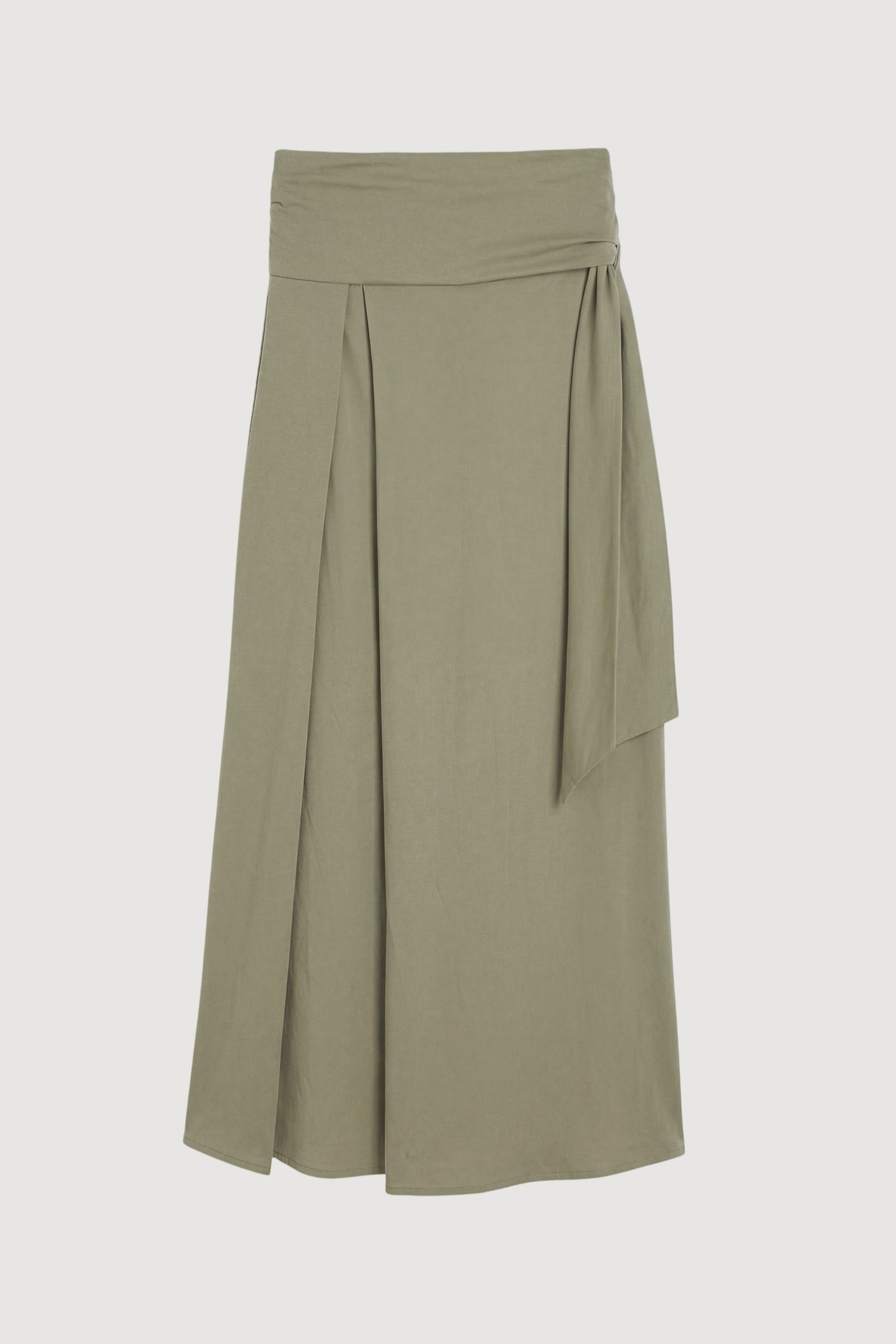 Diana | Elke Tie-Waist Maxi Skirt in Size Small - Flat