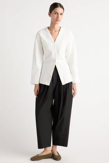 Karolina | Emmett Cinch-Waist Denim Jacket in Size Extra Small