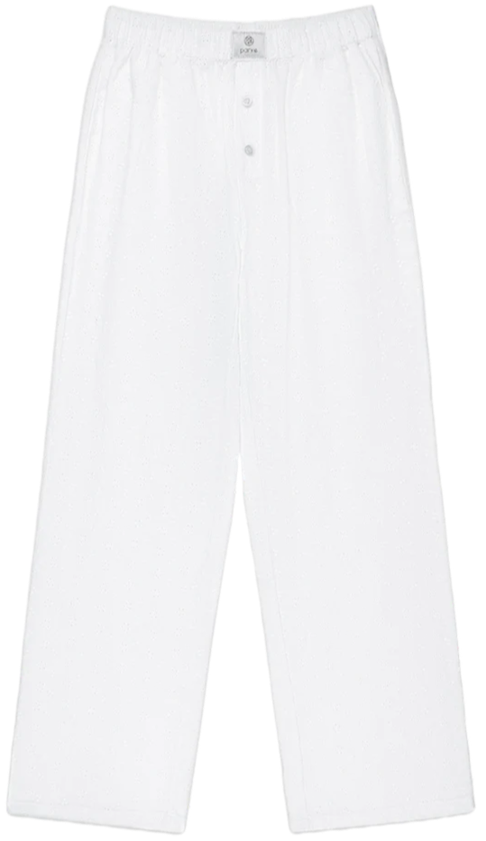 eyelet white