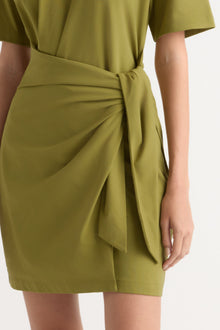 Karolina | Fallon Organic Cotton T-Shirt Wrap Dress in Size Extra Small