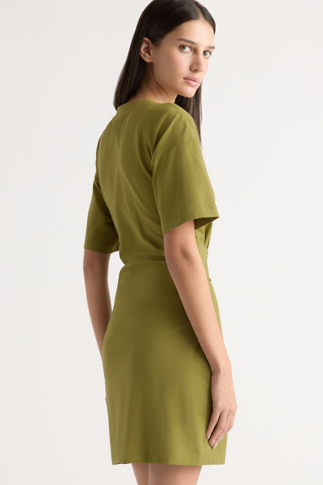 Karolina | Fallon Organic Cotton T-Shirt Wrap Dress in Size Extra Small