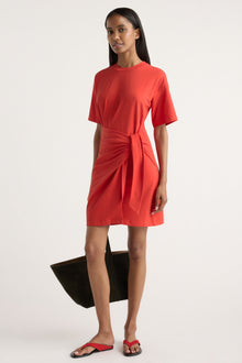 Isilda | Fallon Organic Cotton T-Shirt Wrap Dress in Size Extra Small
