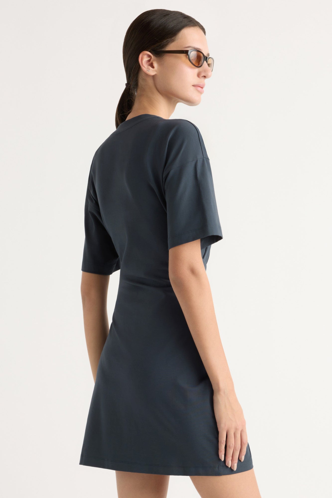Karolina | Fallon Organic Cotton T-Shirt Wrap Dress in Size Extra Small