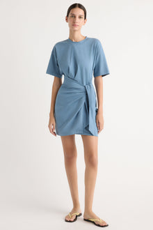Karolina | Fallon Organic Cotton T-Shirt Wrap Dress in Size Extra Small
