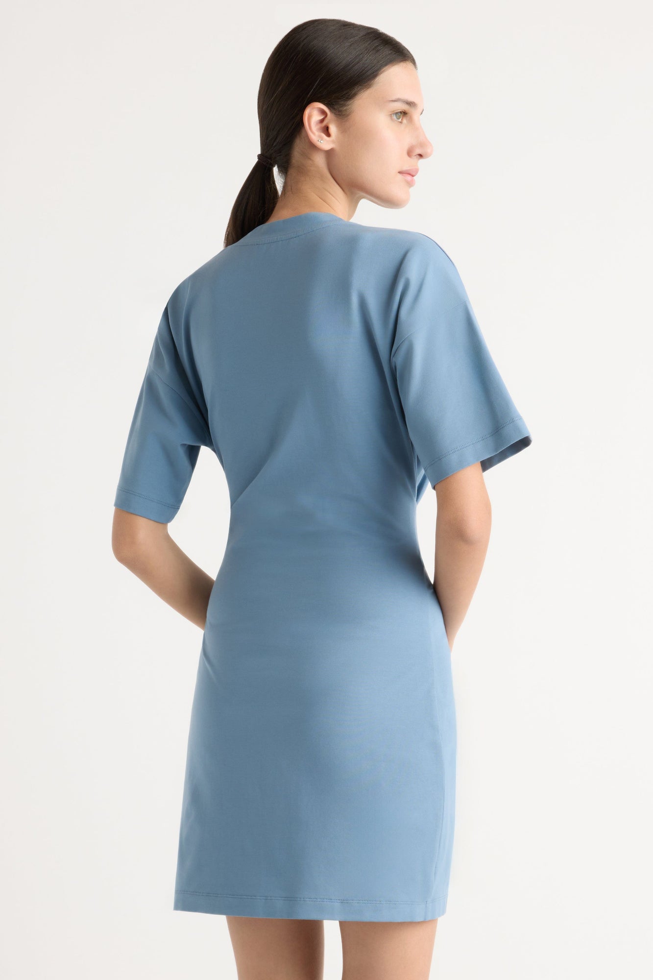 Karolina | Fallon Organic Cotton T-Shirt Wrap Dress in Size Extra Small