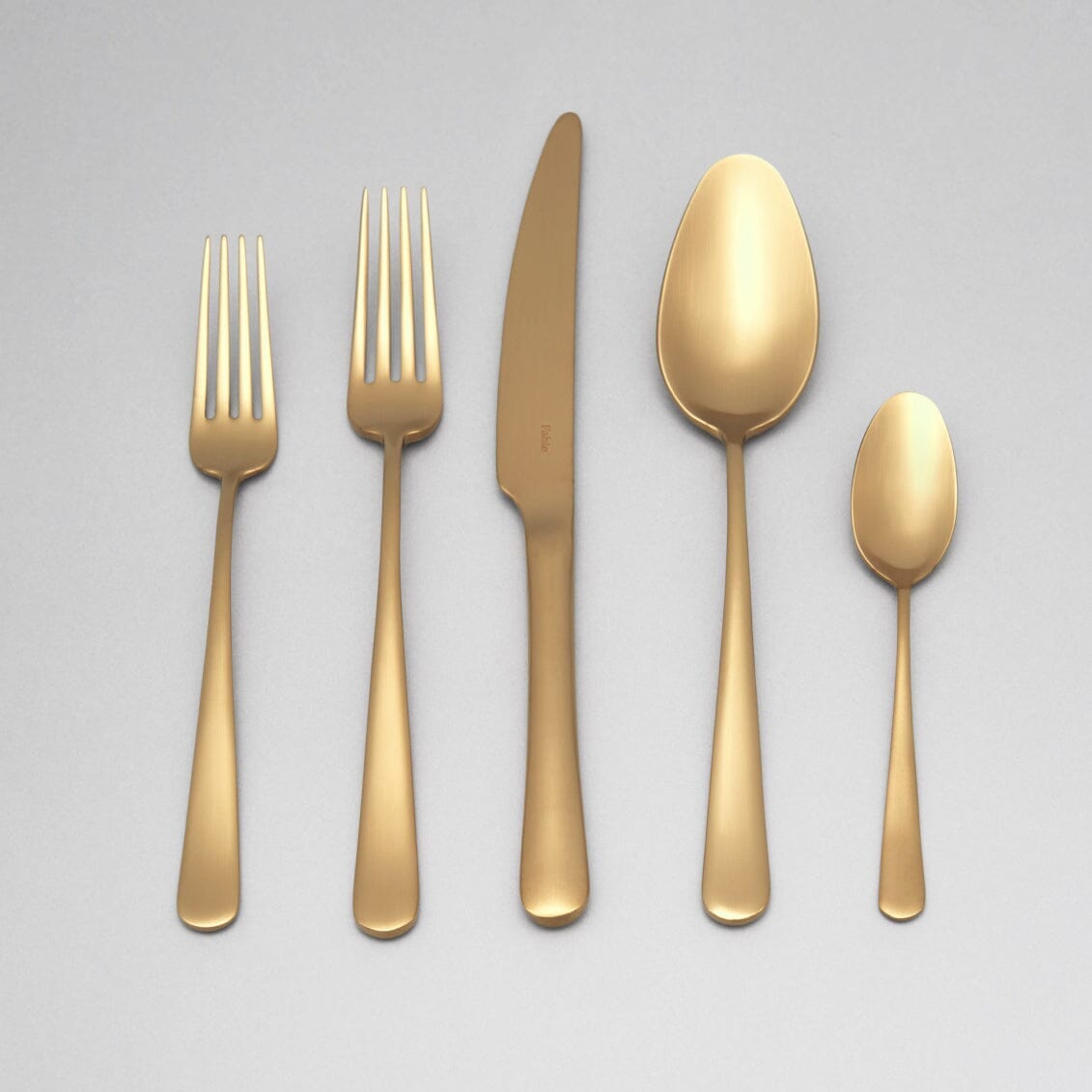 Flatware Set | Matte Gold