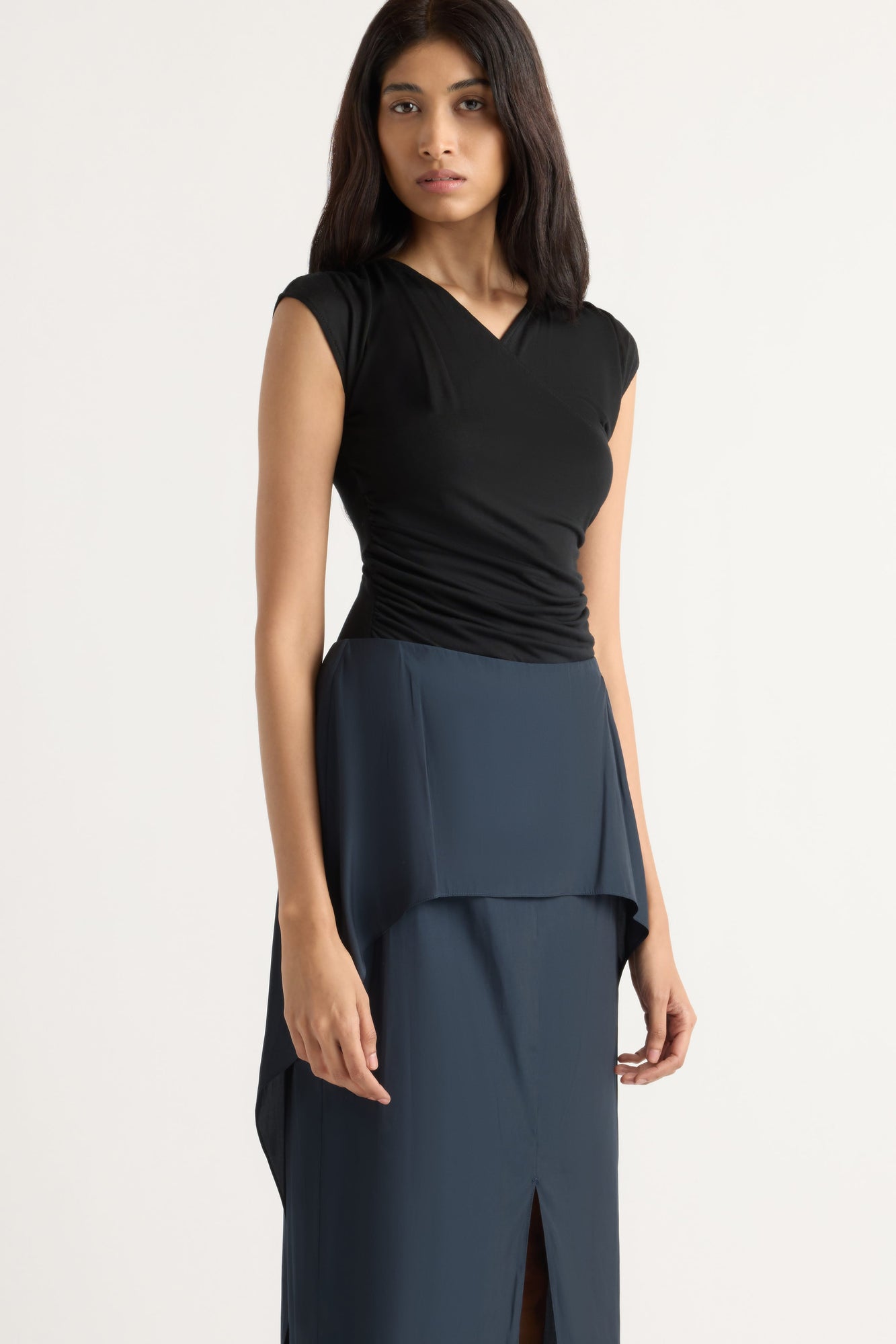 Arya | Fleur Layered Maxi Skirt in Size Small
