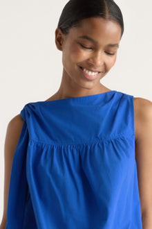 Isilda | Florence Tie-Shoulder Cotton Blouse in Size Extra Small