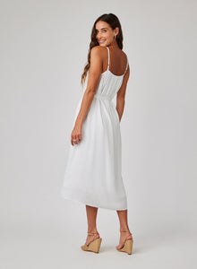 Flowy Cami Maxi Dress | White