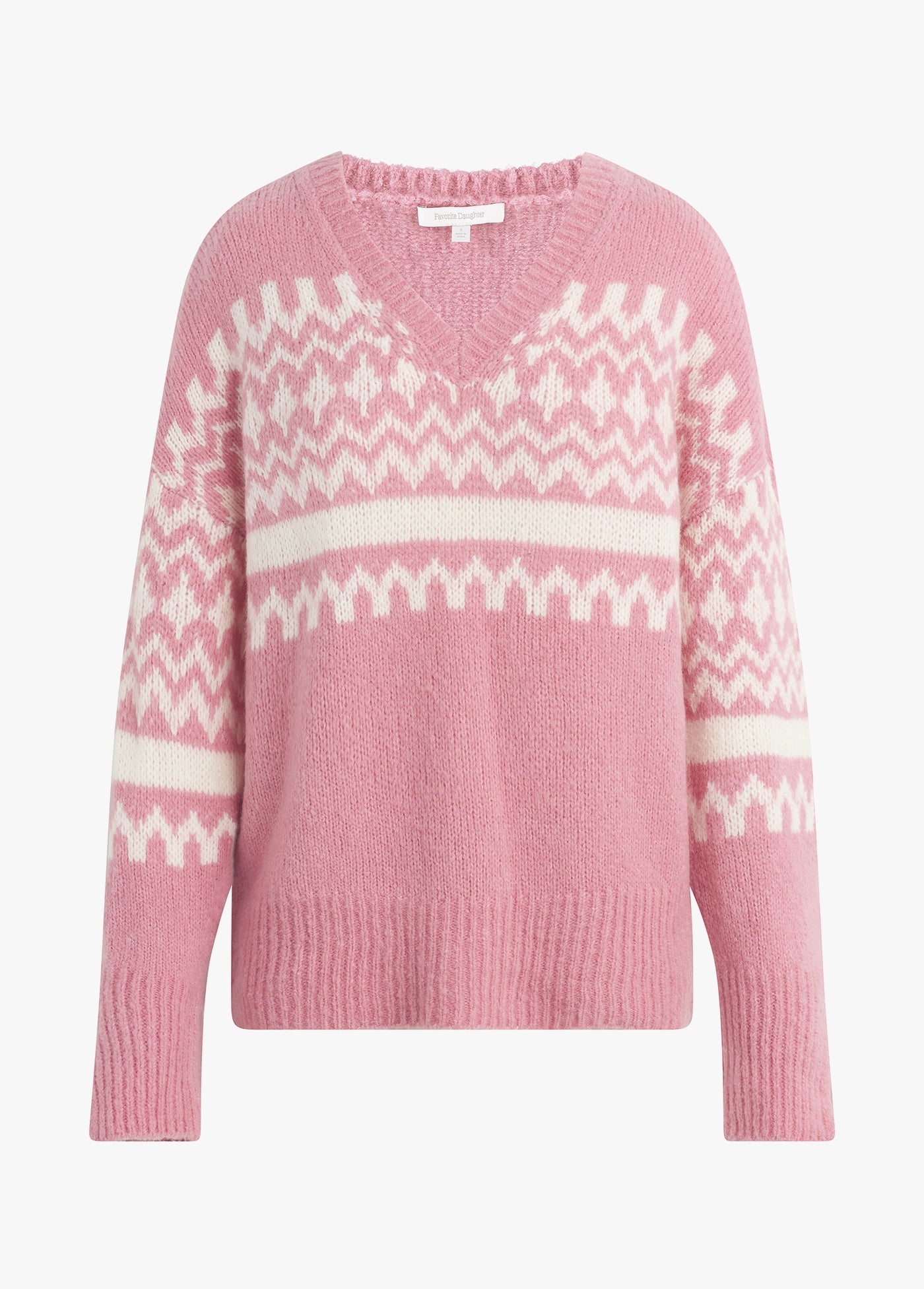 pink fairisle