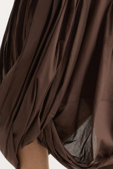 Arya | Freya Gathered Drape Maxi Skirt in Size Small