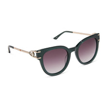 Womens | Anna Sunglasses | Rich Emerald | Royal Purple Gradient Lenses