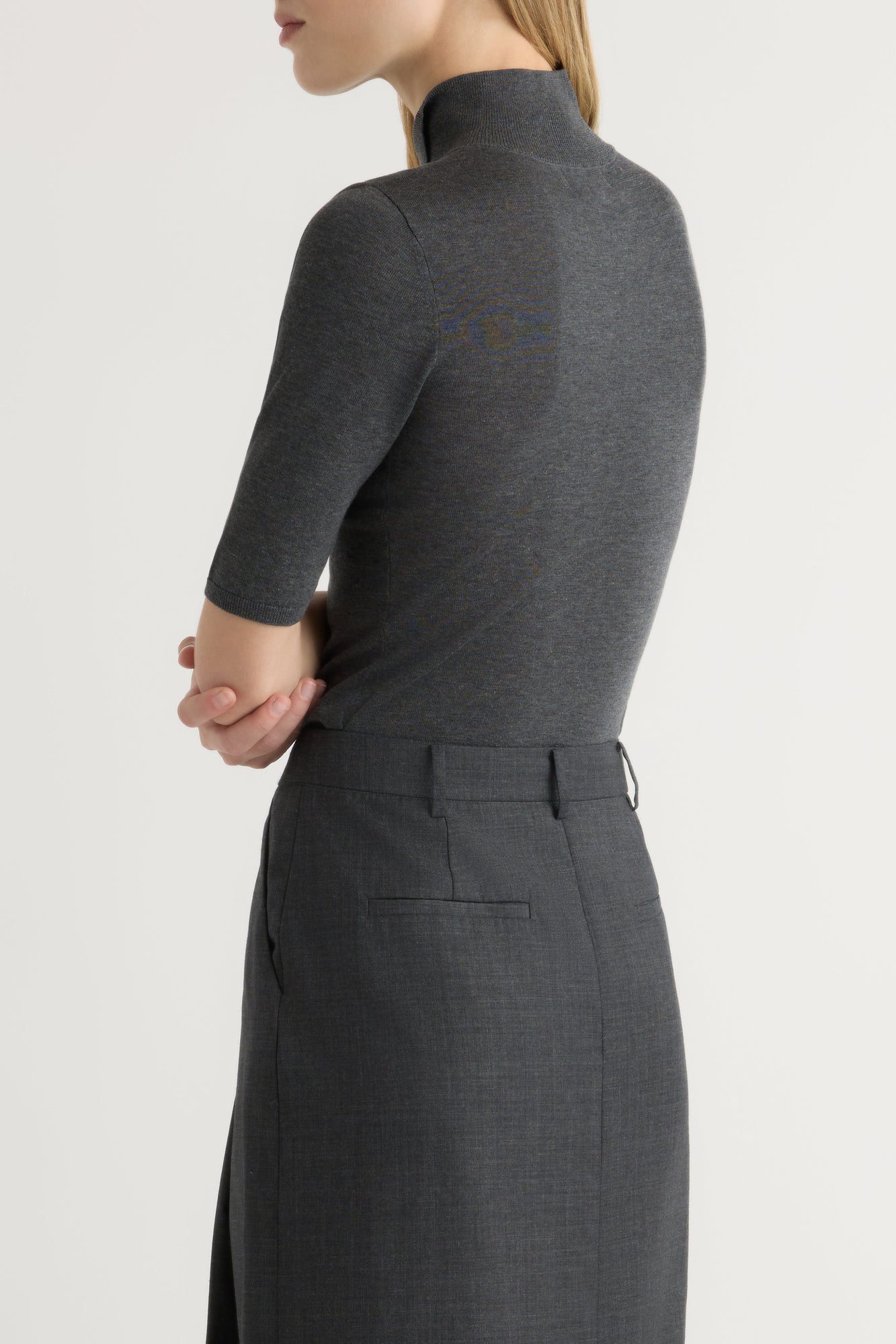 Jess | Georgina Wool-Blend Wrap Skirt in Size Small