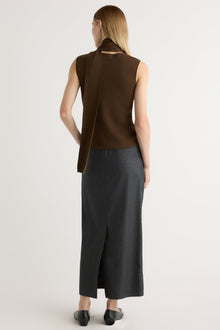 Jess | Georgina Wool-Blend Wrap Skirt in Size Small