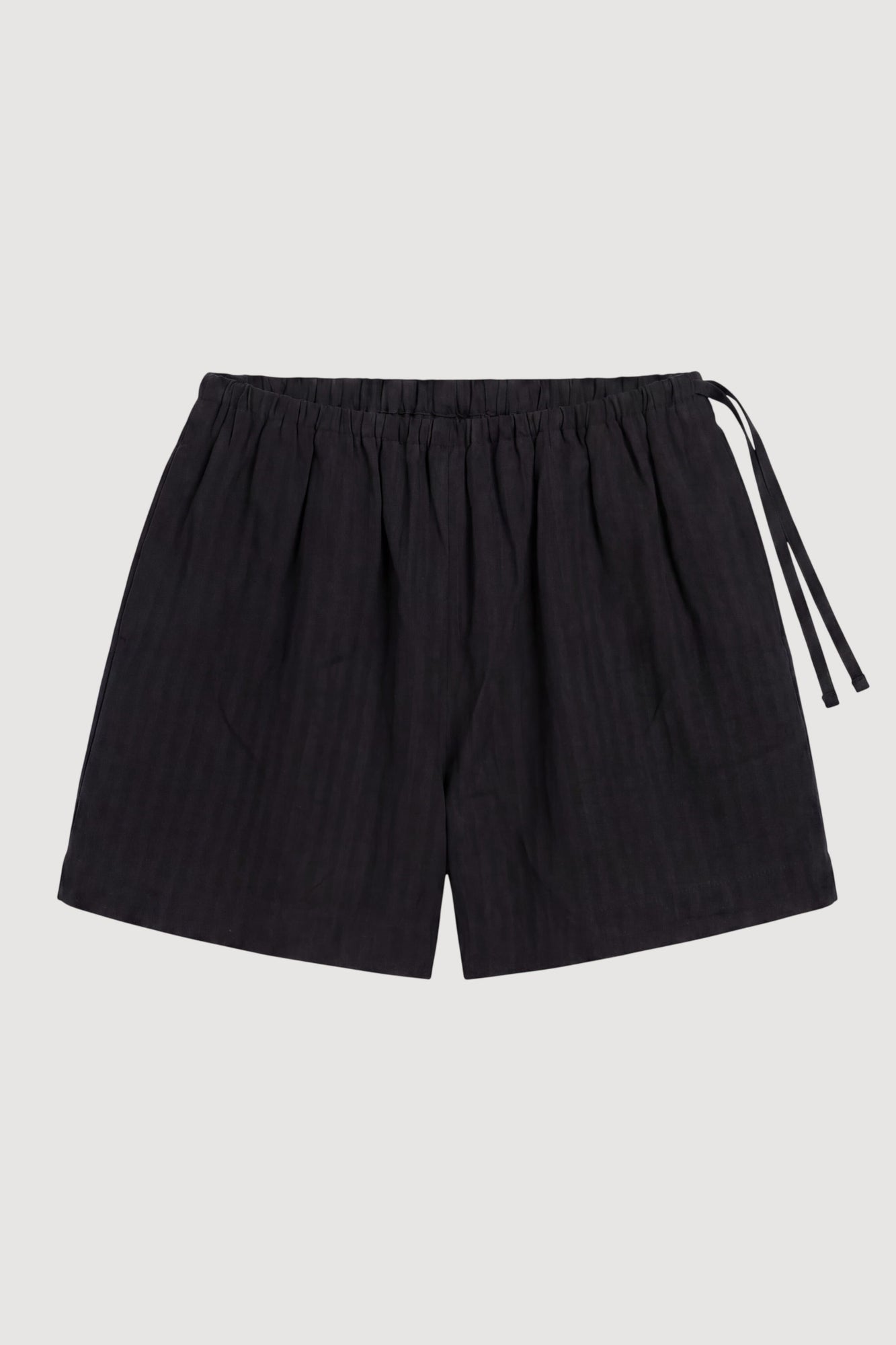 Aya | Hayoon Side-Tie Gingham Short - Flat