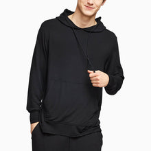 Modal French Terry House Hoodie | Black
