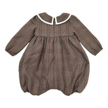 Baby Girls | Blair Estate Tweed Romper | Brown
