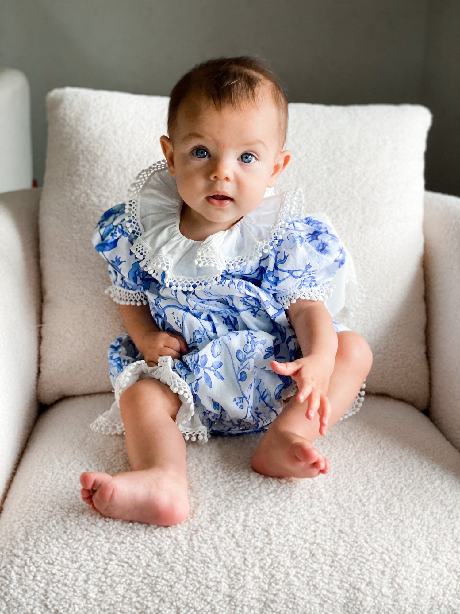Jaylin Linen Romper - Petite Maison Kids