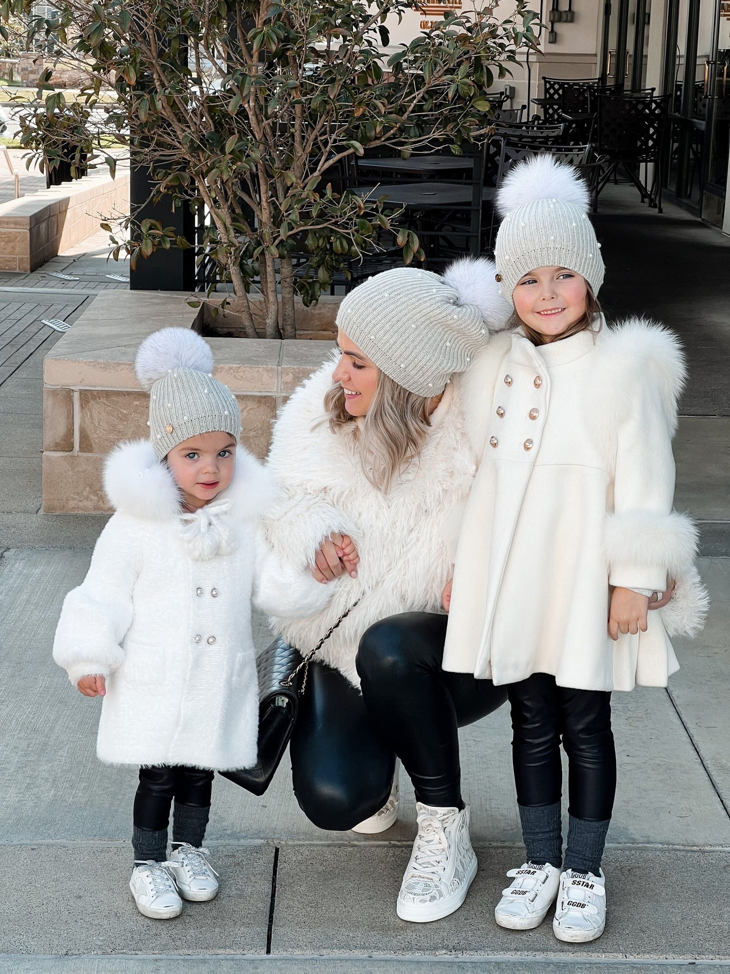 Angora Adult Hat | Pearl