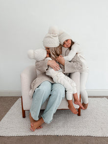 Parker Adult Foldover Beanie Hat | Ivory