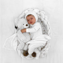 Baby Girls | Ribbed Cotton Playsuit | White