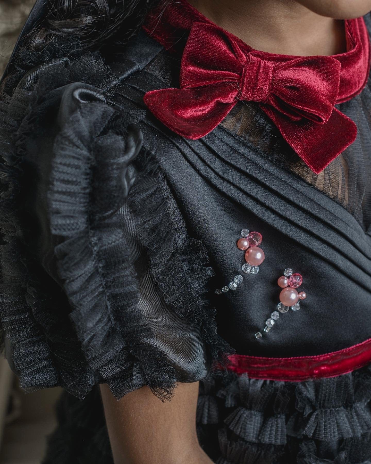Baby Girls | Kylie Tulle and Organza Dress | Black