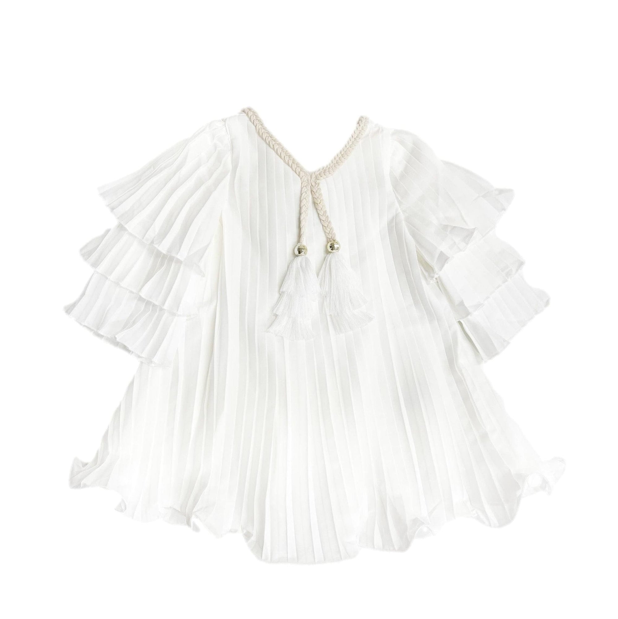 Baby Girls | Sienna Pleated Dress | White