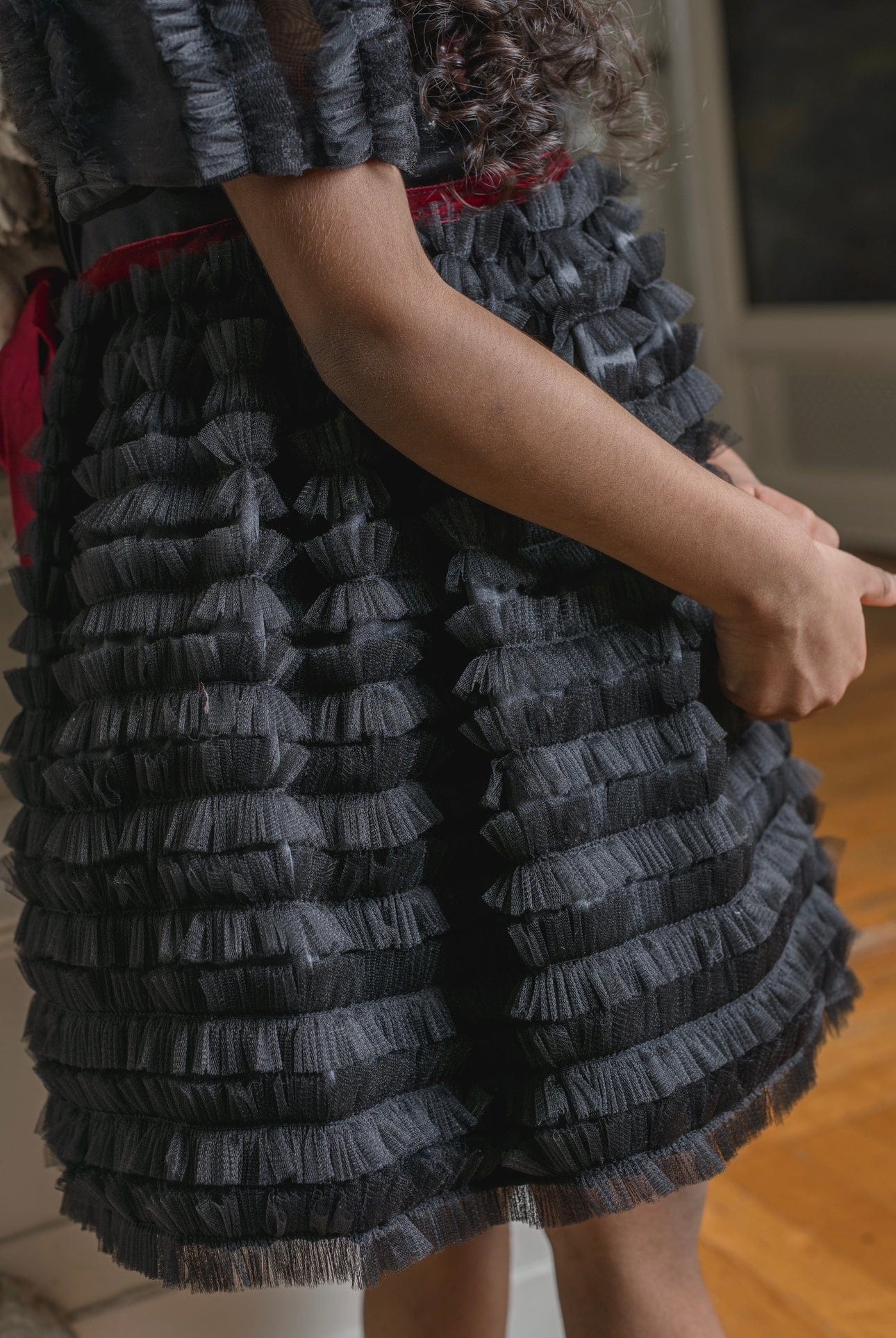 Baby Girls | Kylie Tulle and Organza Dress | Black