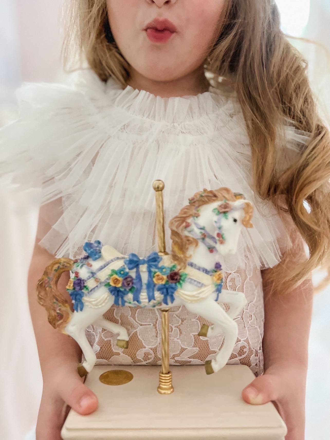 Baby Girls | Dove Lace Overlay Dress | Beige