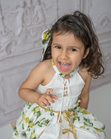 Baby Girls | Amalfi Dress | Lemon