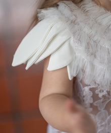 Baby Girls | Dove Lace Overlay Dress | Beige