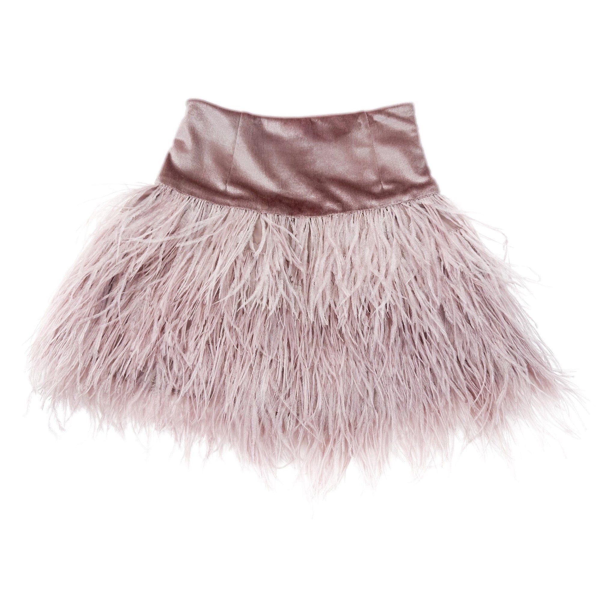 Baby Girls | Feather Skirt | Dusty Pink