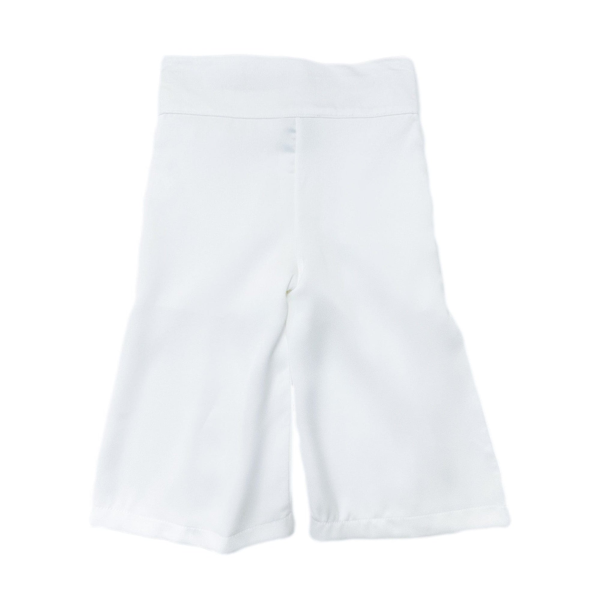 Baby Girls | Gwen Wide Leg Pants | White