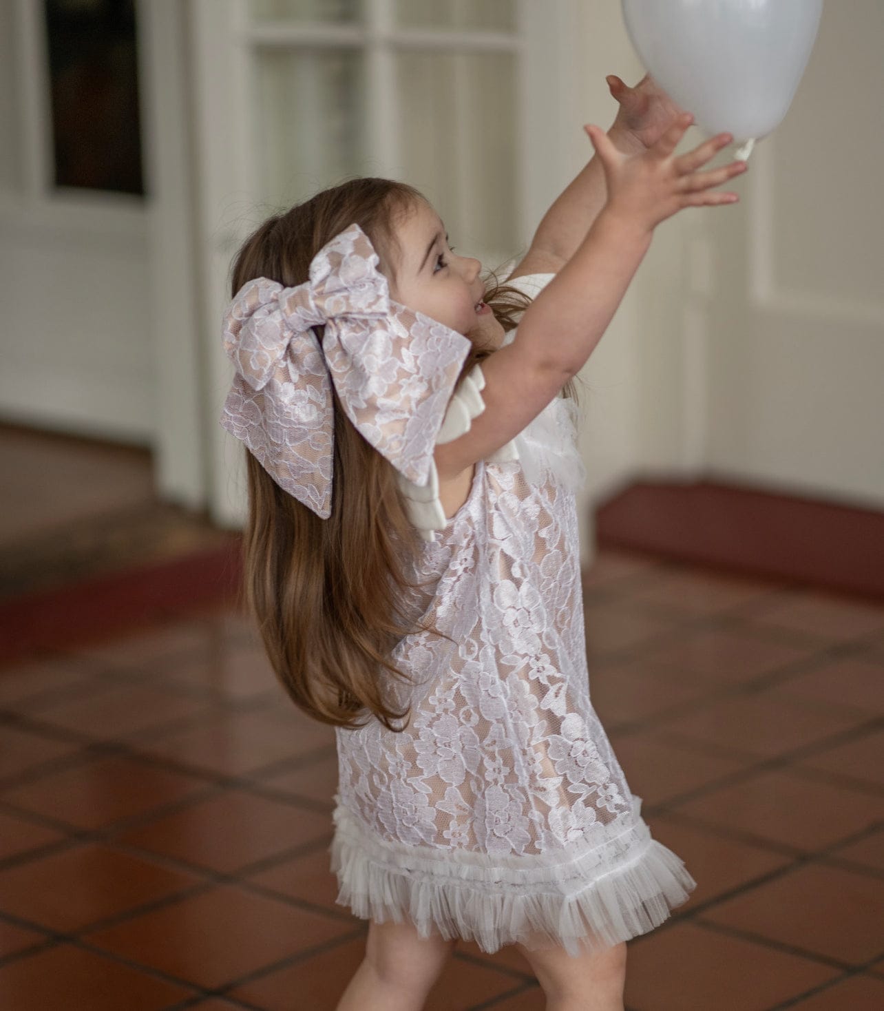 Baby Girls | Dove Lace Overlay Dress | Beige