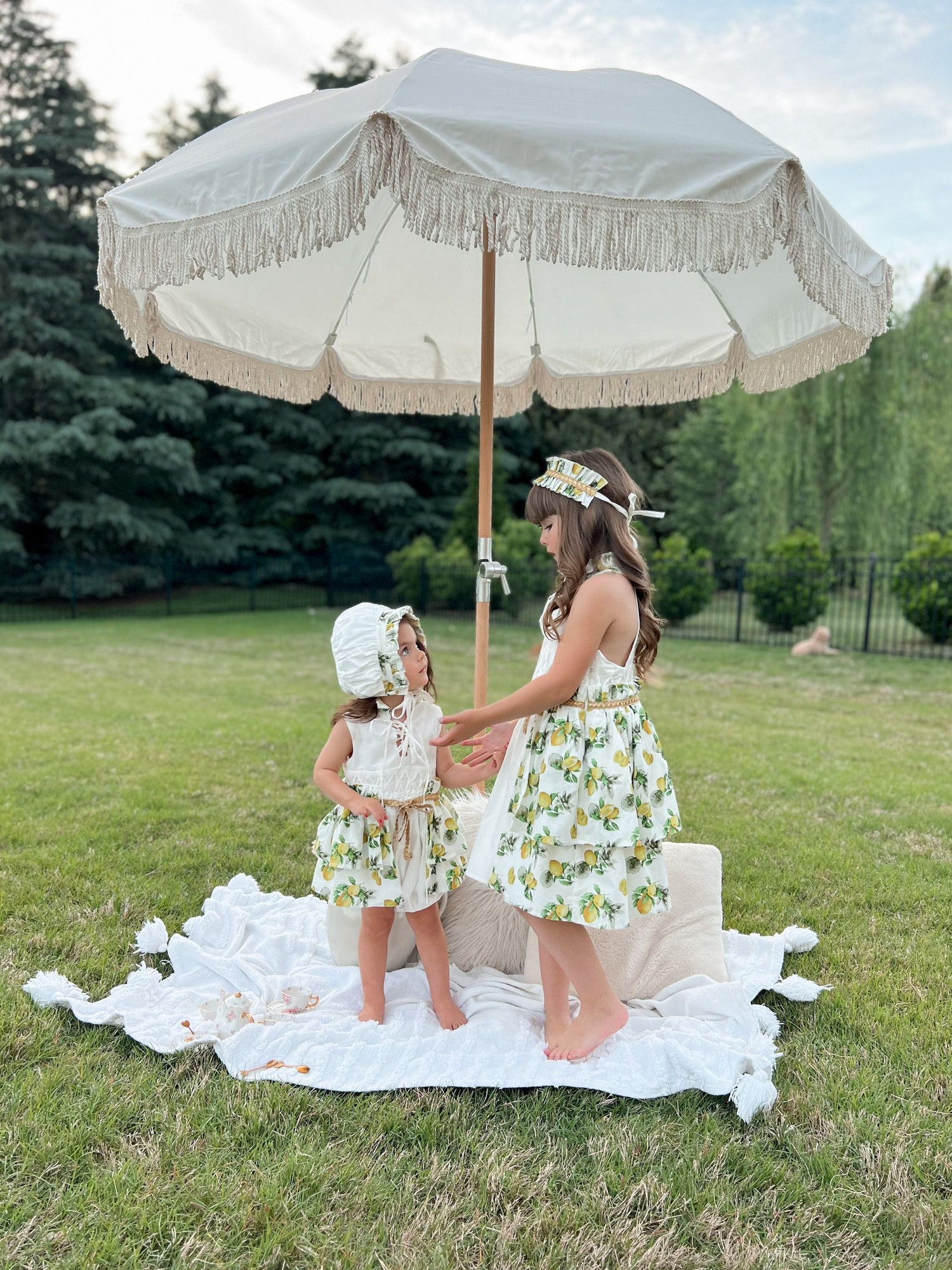 Baby Girls | Amalfi Dress | Lemon
