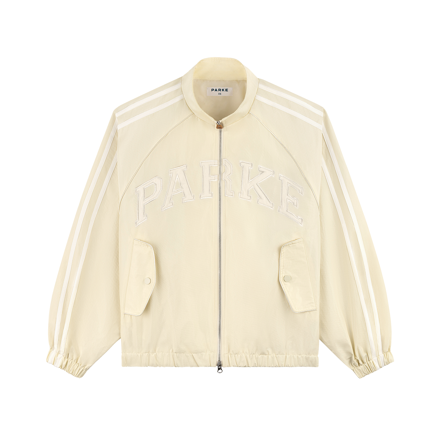 Varsity Nylon Jacket | Buttercream