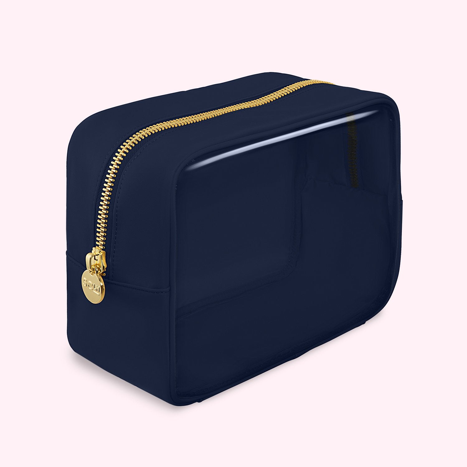 Clear Front Large Pouch | Sapphire