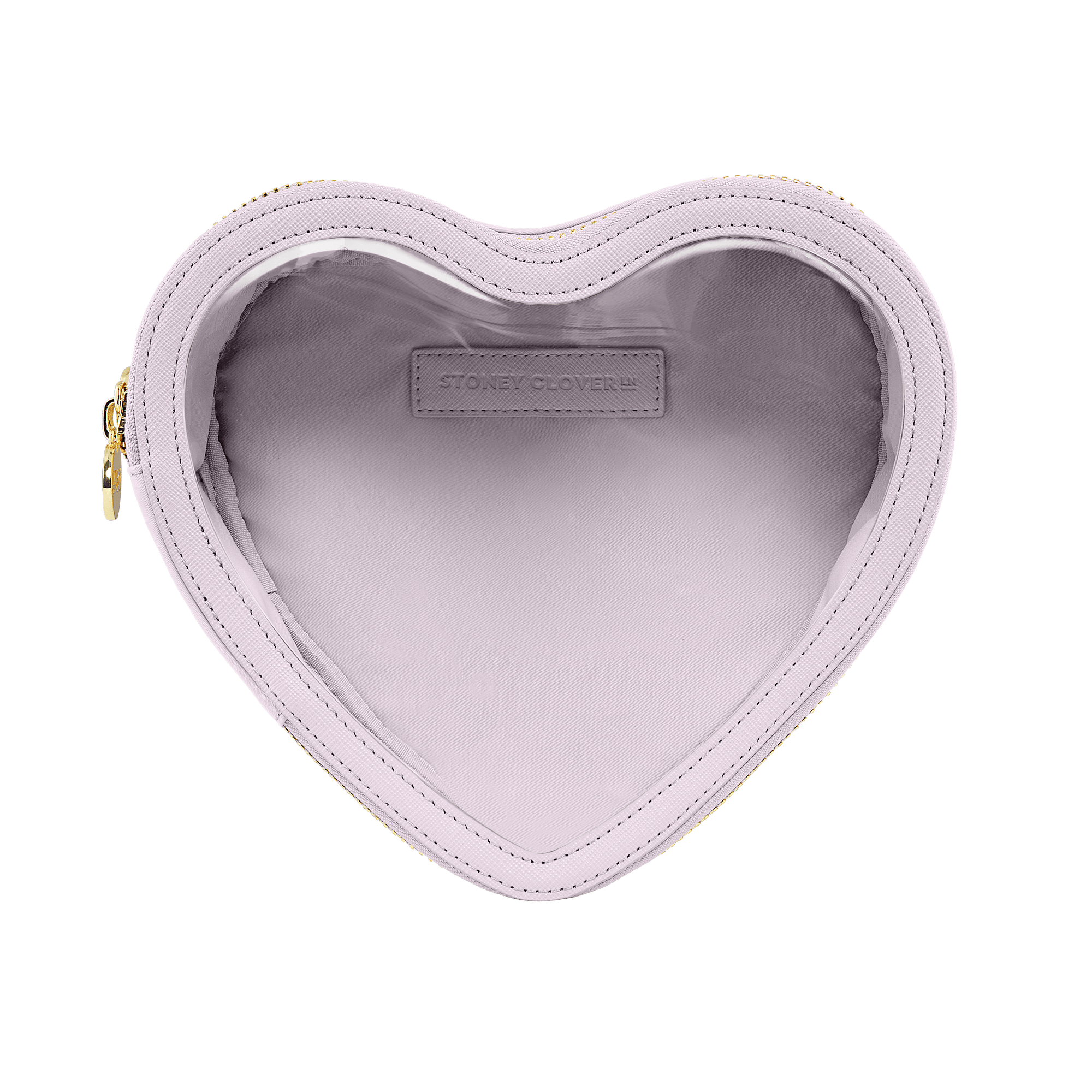 Heart Open Top Pouch | Lilac