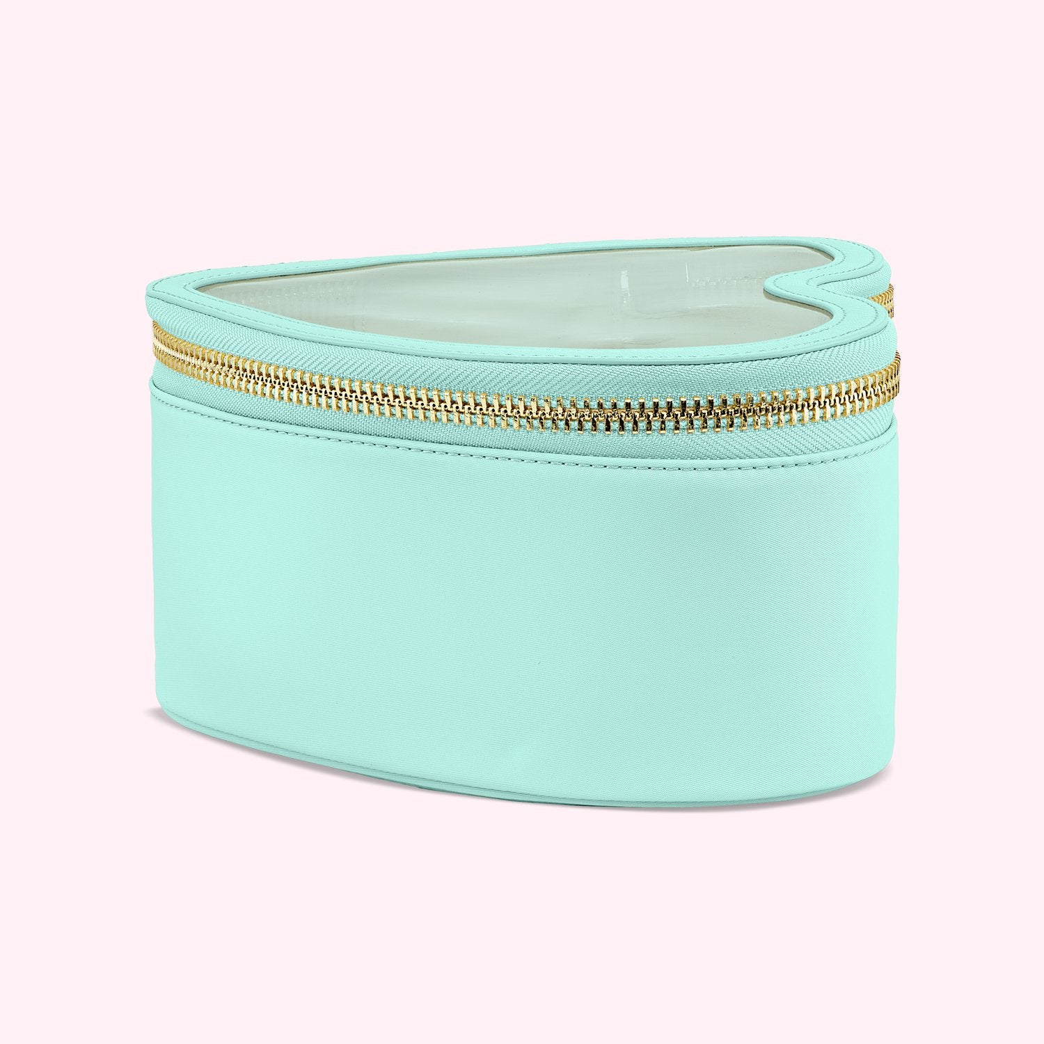 Heart Open Top Pouch | Cotton Candy