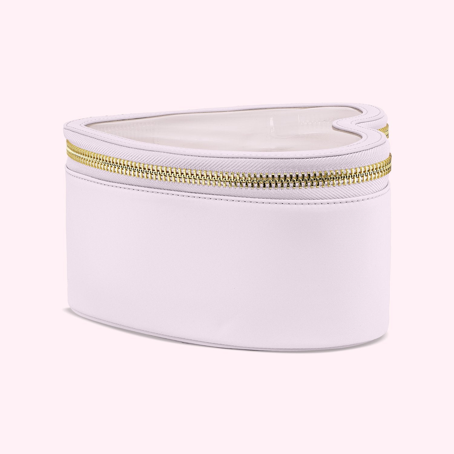 Heart Open Top Pouch | Lilac